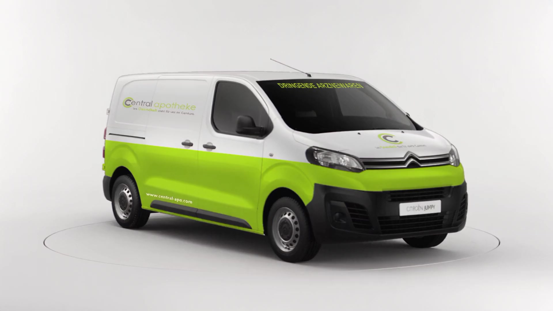 Citroën Jumpy der Central Apotheke, Design v2